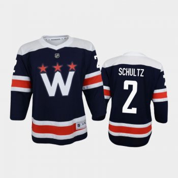 Youth Washington Capitals Justin Schultz #2 Alternate 2020-21 Replica Navy Jersey