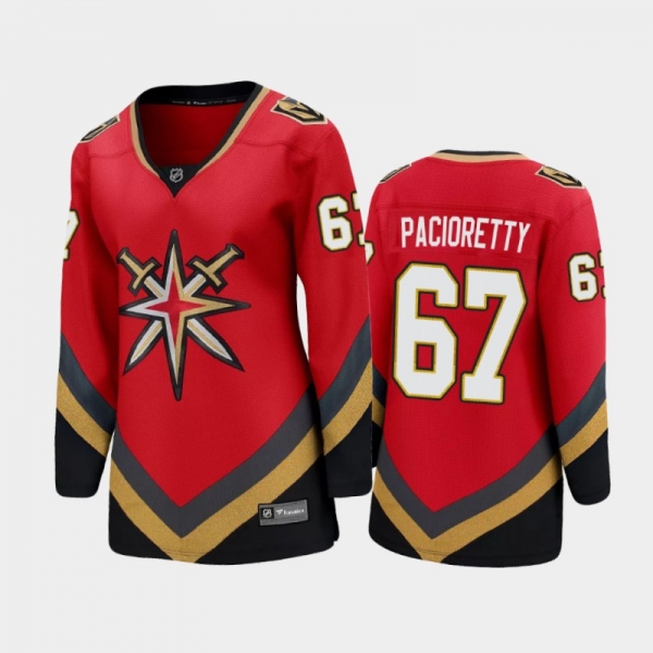 Women's 2021 Vegas Golden Knights Max Pacioretty #67 Special Edition Jersey - Red