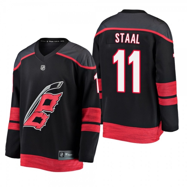 Youth Carolina Hurricanes Jordan Staal #11 2019 Alternate Cheap Breakaway Player Jersey - Black