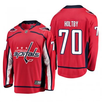 Youth Washington Capitals Braden Holtby #70 Home Low-Priced Breakaway Player Red Jersey