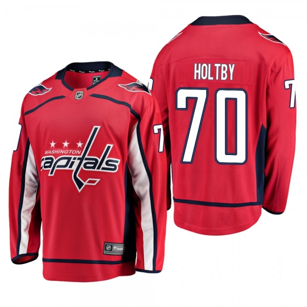 Youth Washington Capitals Braden Holtby #70 Home Low-Priced Breakaway Player Red Jersey