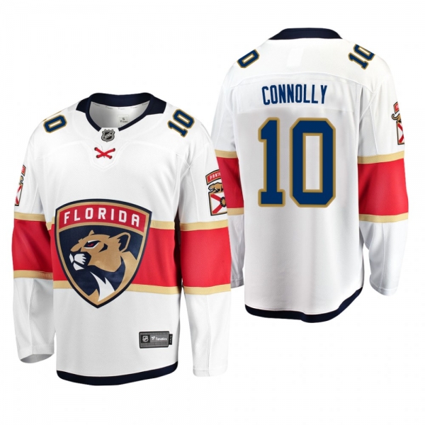 Florida Panthers Brett Connolly #10 Away Breakaway Player White Jersey