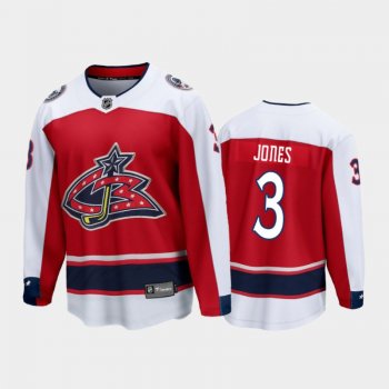 Men's Columbus Blue Jackets Seth Jones #3 Special Edition Red 2021 Breakaway Jersey