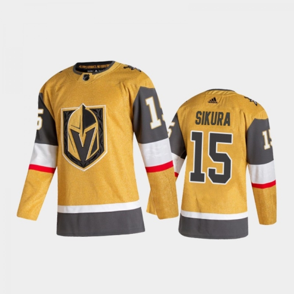 Vegas Golden Knights Dylan Sikura #15 Alternate Gold 2020-21 Authentic Jersey