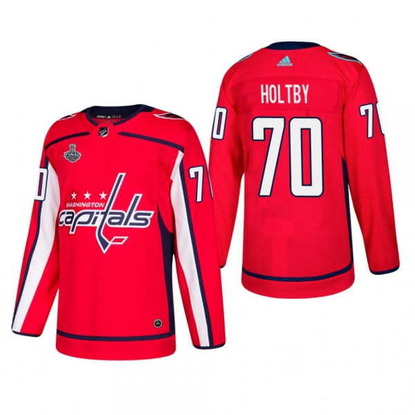 Men's Washington Capitals Braden Holtby #70 Home Red Authentic Player Cheap Jersey