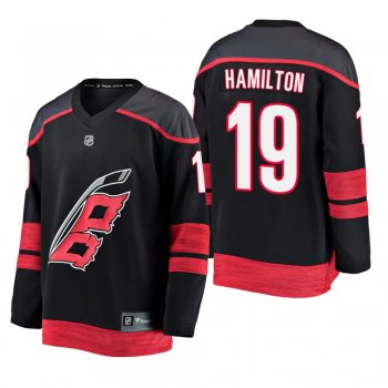 Youth Carolina Hurricanes Dougie Hamilton #19 2019 Alternate Cheap Breakaway Player Jersey - Black