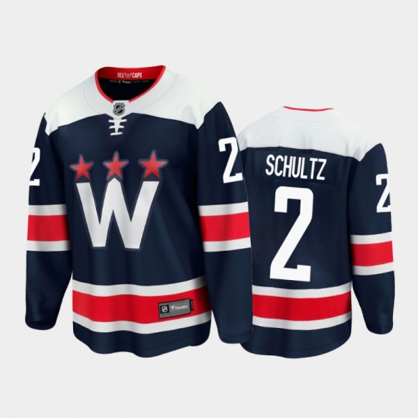 Men's Washington Capitals Justin Schultz #2 Alternate Navy 2020-21 Premier Player Jersey