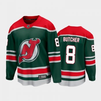 Men's New Jersey Devils Will Butcher #8 Special Edition Green 2021 Jersey