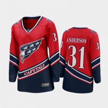 Women's 2021 Washington Capitals Craig Anderson #31 Special Edition Jersey - Red