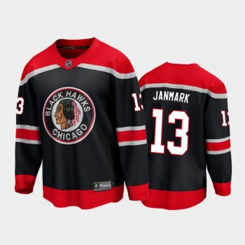 Men's Chicago Blackhawks Mattias Janmark #13 Special Edition Black 2021 Breakaway Jersey