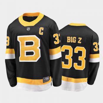 Boston Bruins Zdeno Chara #33 Nickname Black Alternate Premier Big Z Jersey