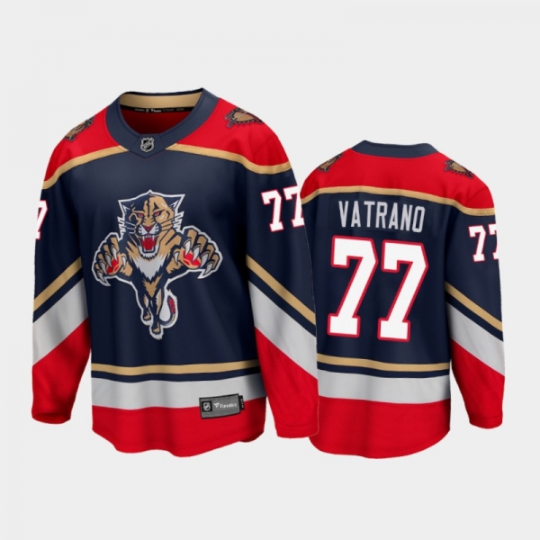 Men's Florida Panthers Frank Vatrano #77 Special Edition Blue 2021 Jersey