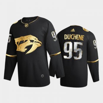 Nashville Predators Matt Duchene #95 2020-21 Golden Edition Black Limited Authentic Jersey