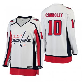 Women's Brett Connolly #10 Washington Capitals Away Breakaway Player White Bargain Jersey