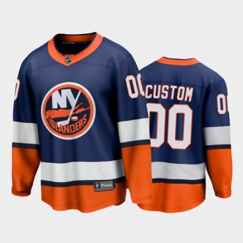 Men's New York Islanders Custom #00 Special Edition Navy 2021 Jersey