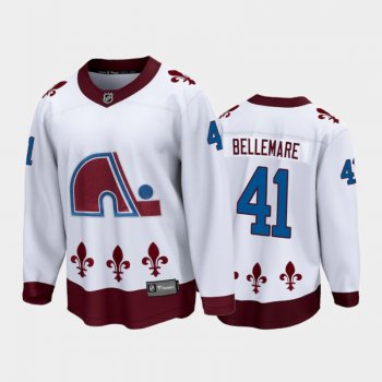 Men's Colorado Avalanche Pierre-Edouard Bellemare #41 Special Edition White 2021 Breakaway Jersey