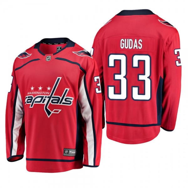 Washington Capitals Radko Gudas #33 Home Red Jersey