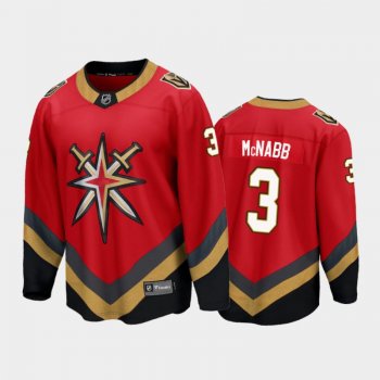 Men's Vegas Golden Knights Brayden McNabb #3 Special Edition Red 2021 Jersey