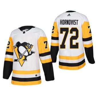 Men's Pittsburgh Penguins Patric Hornqvist #72 Away White Away Authentic Player Cheap Jersey