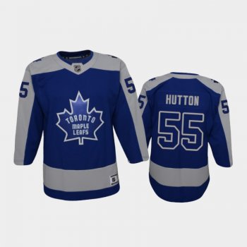 Youth Toronto Maple Leafs Ben Hutton #55 Special Edition Blue 2021 Jersey