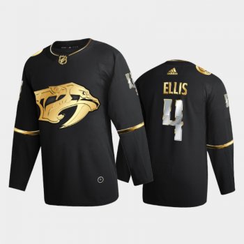 Nashville Predators Ryan Ellis #4 2020-21 Golden Edition Black Limited Authentic Jersey