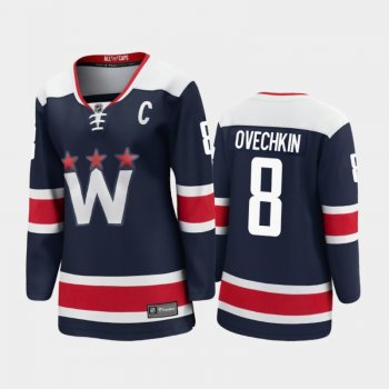 Women's 2020-21 Washington Capitals Alexander Ovechkin #8 Alternate Premier Player Jersey - Navy