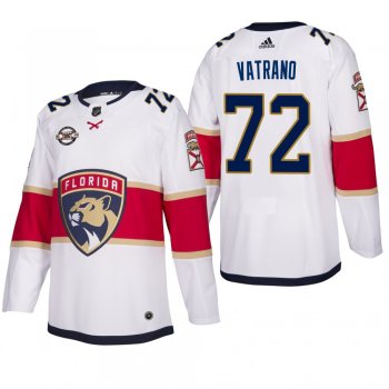 Men's Florida Panthers Frank Vatrano #72 Away White Breakaway Player Cheap Jersey