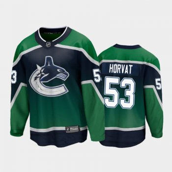 Men's Vancouver Canucks Bo Horvat #53 Special Edition Green 2021 Jersey