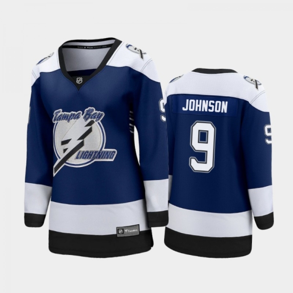 Women's 2021 Tampa Bay Lightning Tyler Johnson #9 Special Edition Jersey - Blue