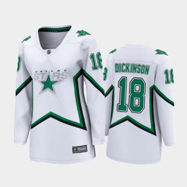 Women Dallas Stars Jason Dickinson #18 2021 Special Edition Jersey - White