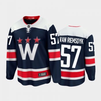 Men's Washington Capitals Trevor van Riemsdyk #57 Alternate Navy 2020-21 Premier Player Jersey