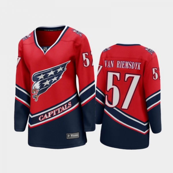 Women's 2021 Washington Capitals Trevor van Riemsdyk #57 Special Edition Jersey - Red