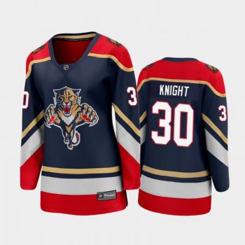 Women's 2021 Florida Panthers Spencer Knight #30 Special Edition Jersey - Navy