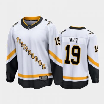 Men's Pittsburgh Penguins Ryan Whitney #19 Special Edition Retired Player Nikename White Jersey