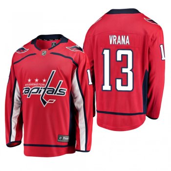 Washington Capitals Jakub Vrana #13 Home Breakaway Player Red Jersey