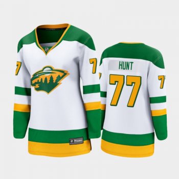 Women's 2021 Minnesota Wild Brad Hunt #77 Special Edition Jersey - White