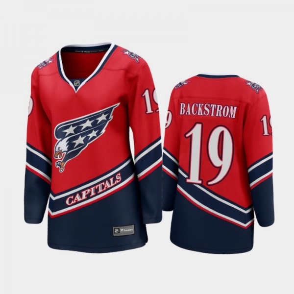 Women's 2021 Washington Capitals Nicklas Backstrom #19 Special Edition Jersey - Red