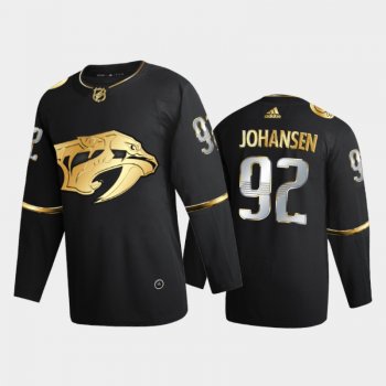 Nashville Predators Ryan Johansen #92 2020-21 Golden Edition Black Limited Authentic Jersey