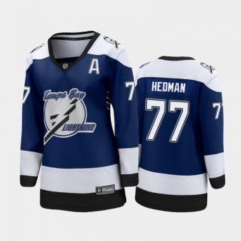 Women's 2021 Tampa Bay Lightning Victor Hedman #77 Special Edition Jersey - Blue