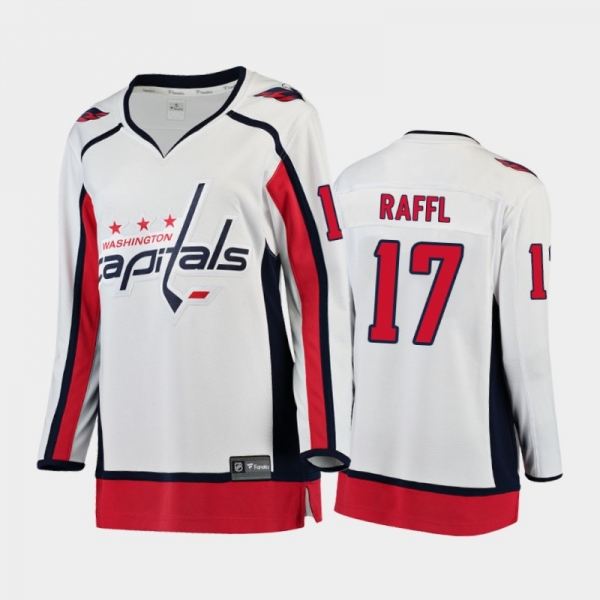 Women's 2021 Washington Capitals Michael Raffl #17 Away Jersey - White