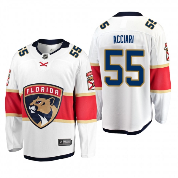 Florida Panthers Noel Acciari #55 Away Breakaway Player White Jersey