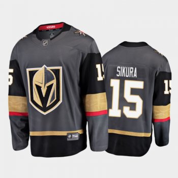 Men's Vegas Golden Knights Dylan Sikura #15 Home Black 2021 Jersey