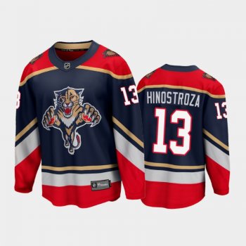 Men's Florida Panthers Vinnie Hinostroza #13 Special Edition Blue 2021 Jersey