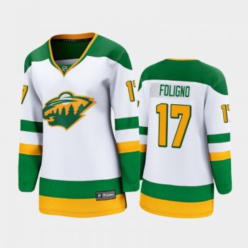 Women's 2021 Minnesota Wild Marcus Foligno #17 Special Edition Jersey - White