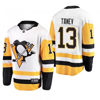 Pittsburgh Penguins Brandon Tanev #13 Away Breakaway Player White Jersey