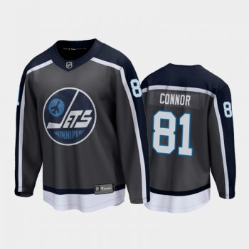 Men's Winnipeg Jets Kyle Connor #81 Special Edition Gray 2021 Jersey