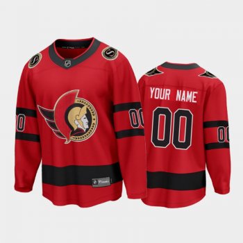 Men's Ottawa Senators Custom #00 Special Edition Red 2021 Jersey