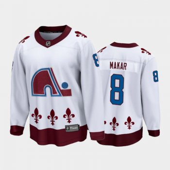 Men's Colorado Avalanche Cale Makar #8 Special Edition White 2021 Breakaway Jersey