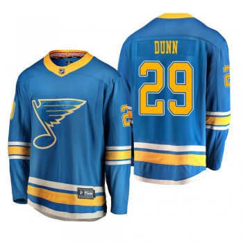 Men's St. Louis Blues Vince Dunn #29 2018-19 Alternate Reasonable Breakaway Jersey - Blue