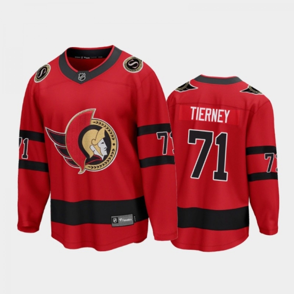 Men's Ottawa Senators Chris Tierney #71 Special Edition Red 2021 Jersey